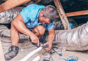 Ducted air conditioning maintenance