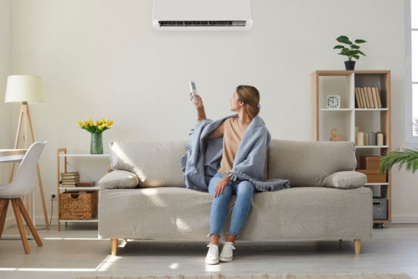 Person trying to turn on air con