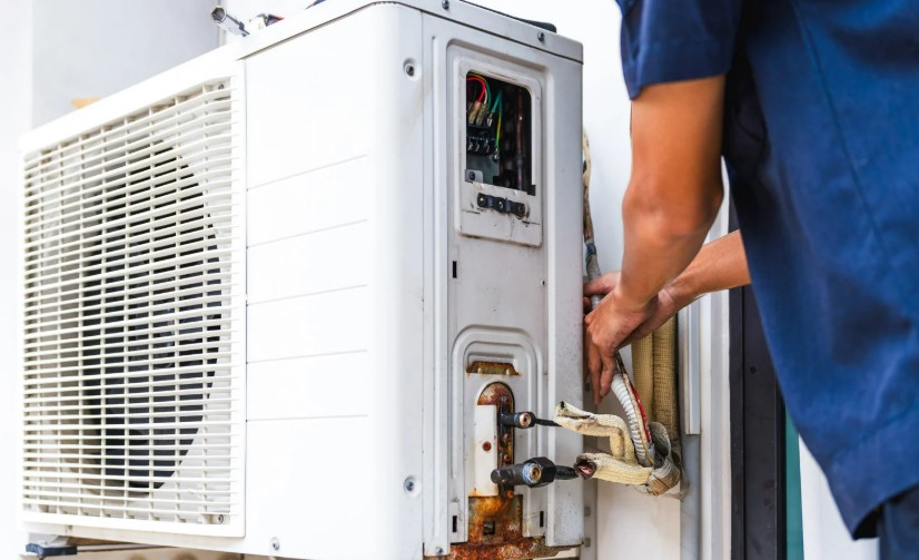 Condenser unit maintenance
